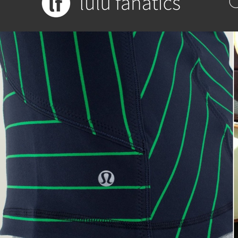 lululemon athletica Blue and Green Chevron Cardigan - Picture 6 of 14